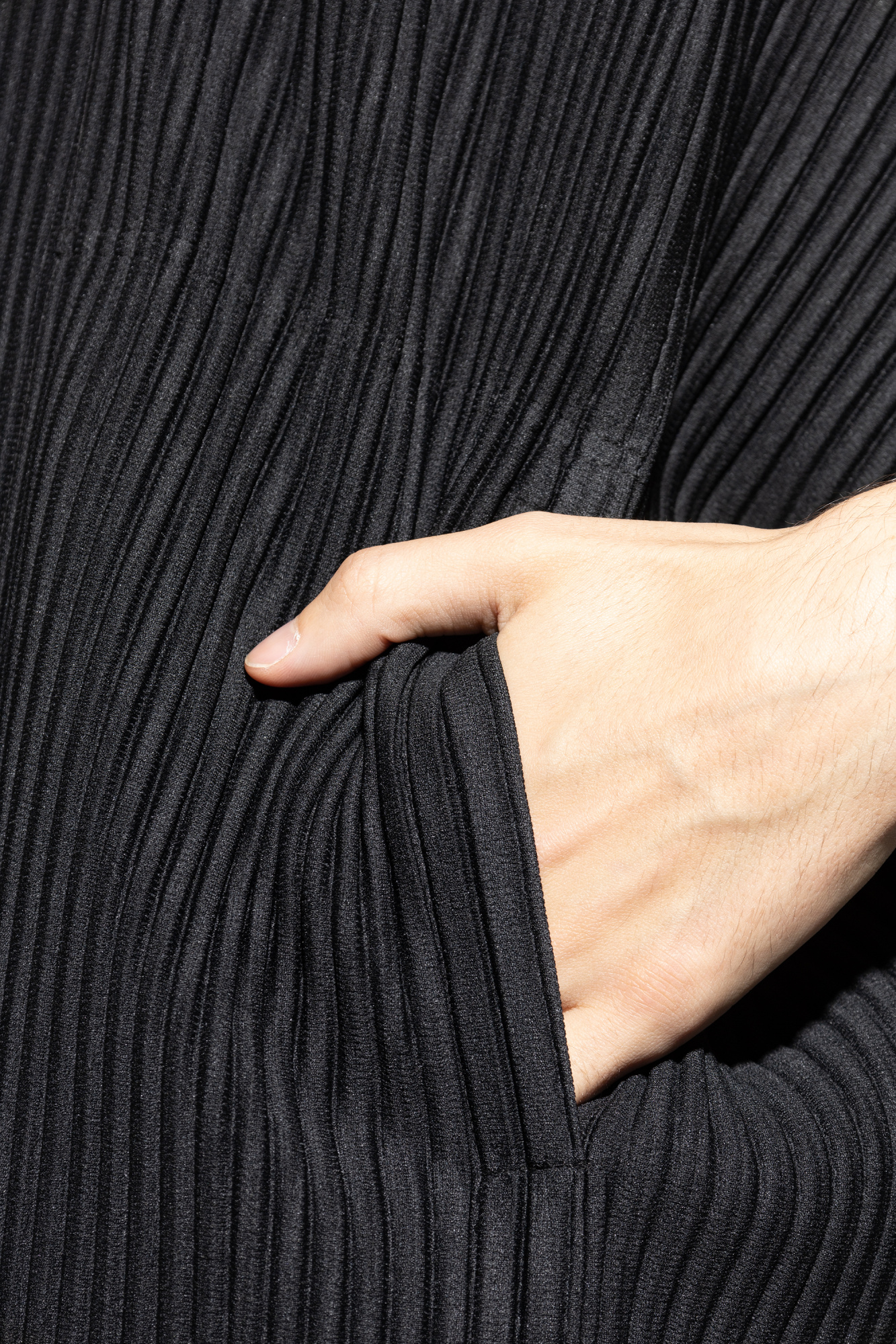 極美品 HOMME PLISSE TAILORED PLEATS 2 VEST Black Pleated vest Homme Plissé Issey Miyake - Vitkac Italy
